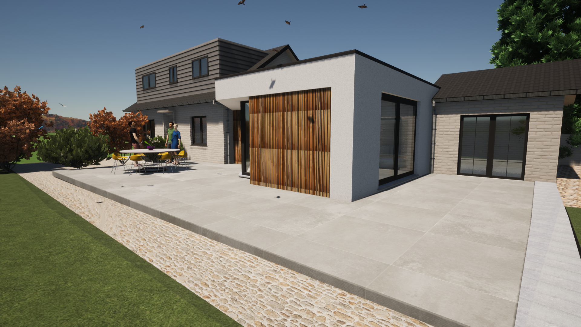 Perspective arrière