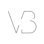 Logo VB - fond blanc lettre noire